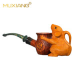 Handgeschnitzte Briar-Ratte-Füllhorn-Pfeife