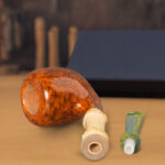 Freehand-Pfeife aus Dornbusch im nordischen Stil