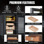 Kompakter elektrischer Humidor für Zuhause