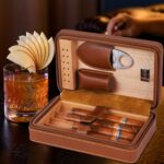 Vintage-Humidor im Retro-Design