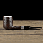 Große Bruyère-Billardpfeife mit Meerschaum-Einsatz