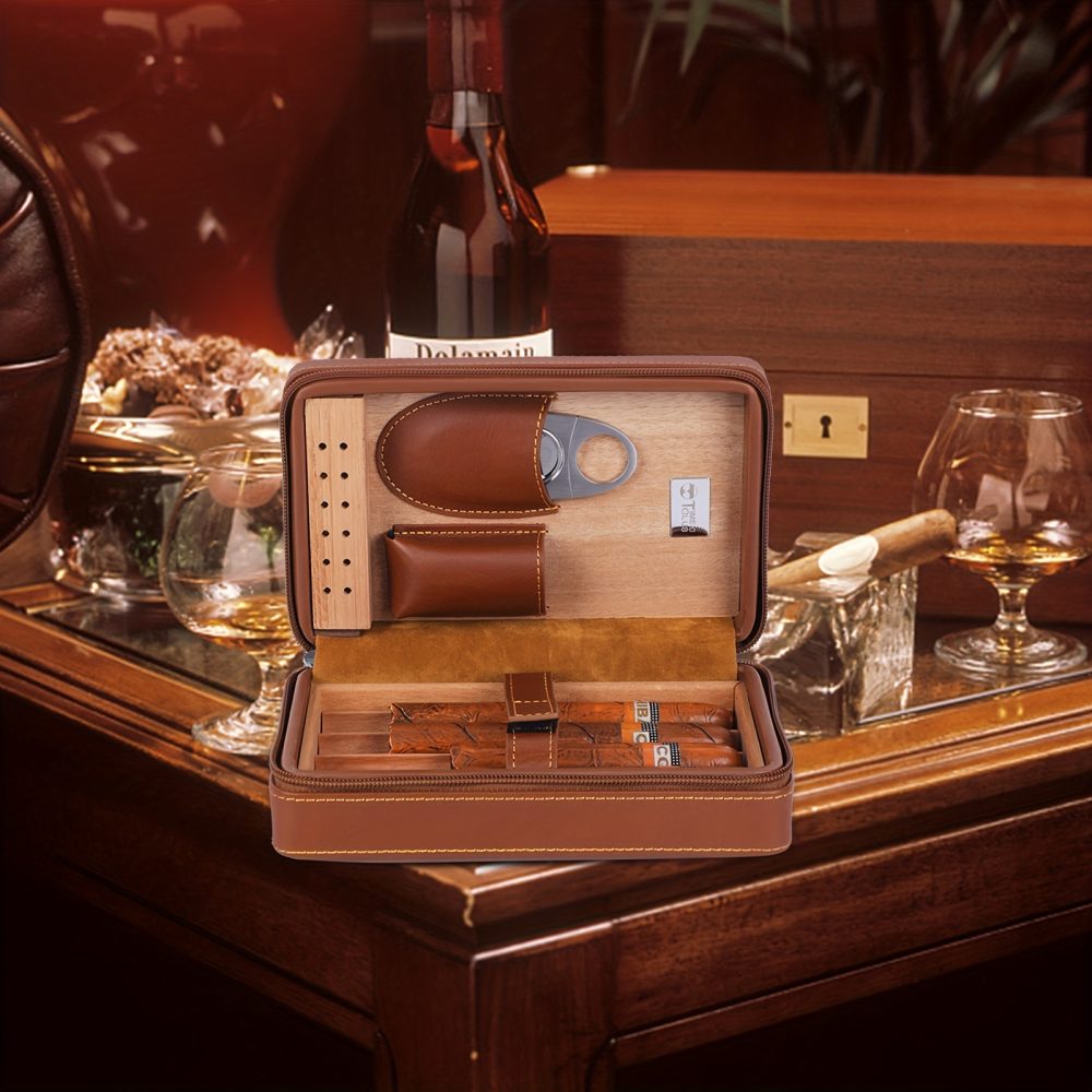 Vintage-Humidor im Retro-Design