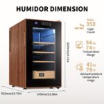 Zigarrenschrank mit digitalem Display