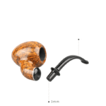 Freehand gebogene Pfeife