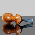 Premium Wurzelholzpfeife mit natürlichem Plateaux