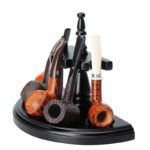 5er-Pfeifenständer aus Holz