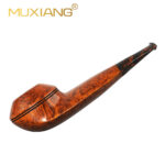 Handgefertigte Briarholz-glatte Eskimo-Tabakpfeife