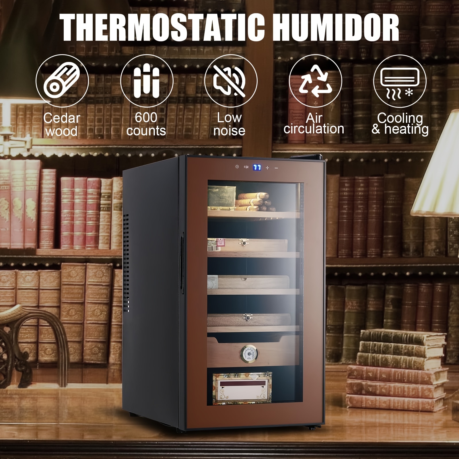c7e02c5f 3041 44d0 8765 160b3469e9ce Freistehender Zigarrenschrank im modernen Design für 600 Zigarren