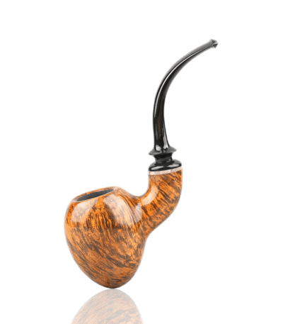 Freehand gebogene Pfeife aus importiertem spanischem Bruyèreholz