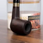 Klassische Billardpfeife aus Ebenholz