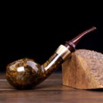 Traditionelle dänische Bruyère-Apfelpfeife