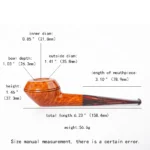 Klassische Bulldog Pfeife für Herren