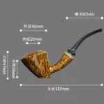 japanischen Bruyère-Pfeife