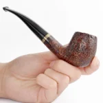Handgefertigte Steinlorbeerholz-Sherlock-Holmes-Sandstrahlpfeife