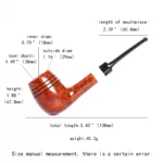 Bulldogge Pfeife aus Holz