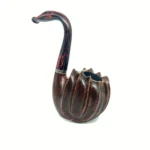 Handgefertigte Bruyère-Pfeife in Schwanenform
