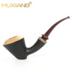 Handmade Luxury Sandblasted Tabletop Tobacco Pipe