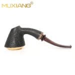 Handmade Luxury Sandblasted Tabletop Tobacco Pipe