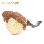 Vergoldete Bruyère-Tabakpfeife