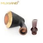 Handmade Luxury Sandblasted Tabletop Tobacco Pipe