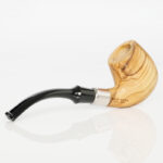 Bent Billard-förmiges Olivenholz Pfeifen