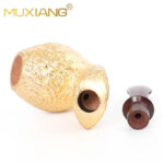 Handgefertigte Tabakpfeife mit Vergoldung