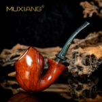 Handgeschnitzte Freehand-Pfeife mit Karpfenmuster