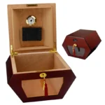 Sechseckiger Zigarrenbox-Humidor