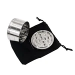 64 mm Edelstahl-Kräutermühle mit Pollensammler