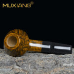 Handgemachte gerade Bulldog-Pfeife aus Bruyèreholz