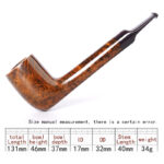 Handgefertigte Bruyère-Pfeife im kanadischen Stil