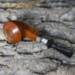 Bulldog-Pfeife mit geradem Stiel