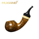 Gebogene Bruyère Pfeife