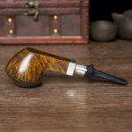 Handgefertigte Bulldog-Pfeife mit geradem Stiel