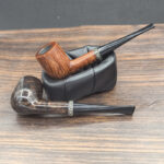 Handgefertigte gerade 9-mm-Bruyère-Holz-Pfeife