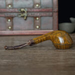 Gebogene Bulldog Pfeife