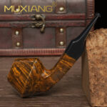 Traditionelle Retro-Bullenkopfpfeife