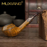 Gebogene Bulldog Pfeife