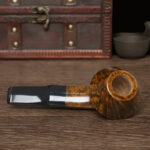 Traditionelle Retro-Bullenkopfpfeife