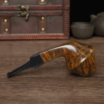 Traditionelle Retro-Bullenkopfpfeife