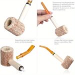 Bent Maiskolbenpfeife