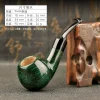 Dark green glossy apple bucket