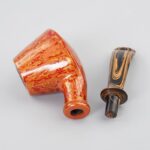 Handgefertigte Vulkanpfeife mit Cumberland-Mundstück