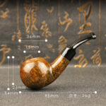 Klassische 9-mm-Pfeife für Herren