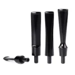 Handgefertigtes schwarzes Pfeifenmundstück