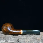 Handgemachte gebogene Apfelholz-Pfeife