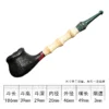 Flower money bag type pipe black sandblasted mouthpiece color random
