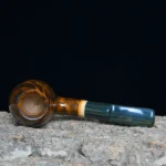 Handgemachte gebogene Apfelholz-Pfeife