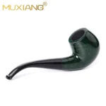 Klassische 9-mm-Billiard-Pfeife mit gebogenem Stiel