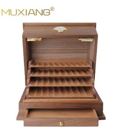 Handgefertigter Zigarrenschrank aus Holz